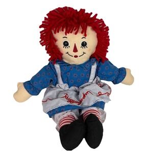 Vintage‎ Raggedy Ann Plush Stuffed Doll Toy 17"
